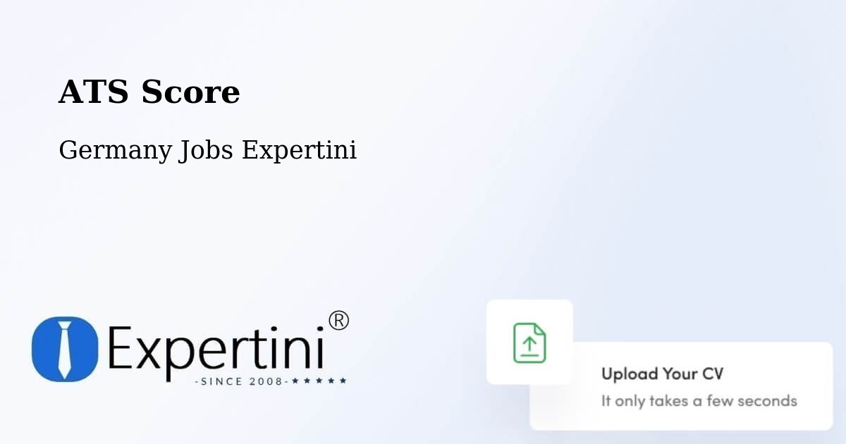 Resume ATS Score & Job Description Match Tool – Wang - Germany Jobs Expertini